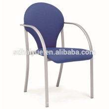 Портативный металлический каркас обеденный стул stackable стул банкета ткани